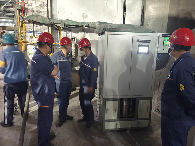 湖北省武汉市武钢炼钢厂脱硫剂管道取样系统，七套